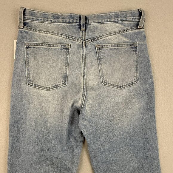 Old Navy Jeans Boys 18 Light Wash Built-In Flex Distressed Adjustable Waist - Picture 5 of 16
